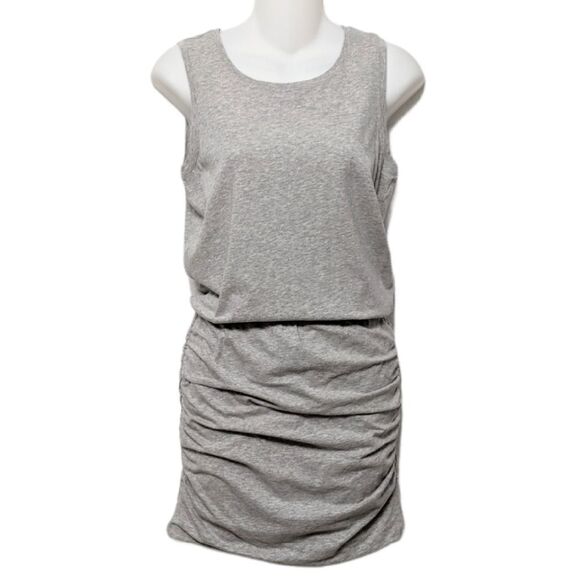 CABI Everyday Gray Ruched Sleeveless Dress XS - Picture 2 of 7